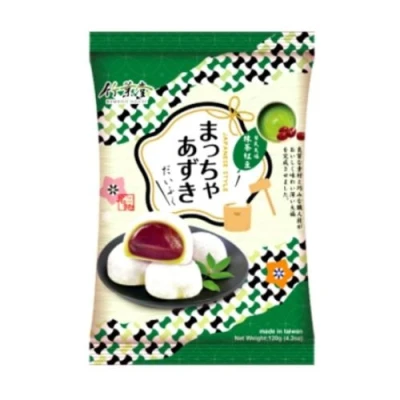 Japanski mochi desert s matchom i crvenim grahom 120g