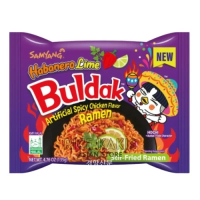 Samyang Buldak Habanero Lime Ramen rezanci - ljuti instant rezanci s habanero ljutinom i osvježavajućim okusom limete.