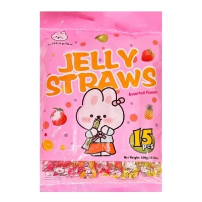 jelly straws fruit jelly 5 flavors 300g sweetmellow
