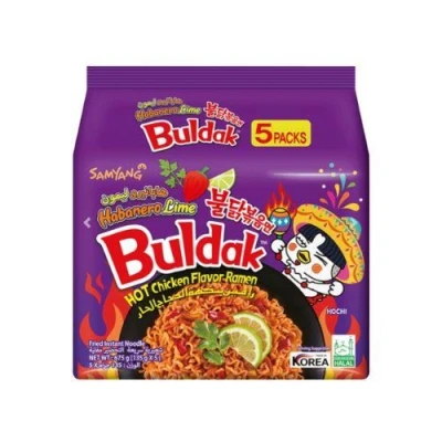 Samyang Buldak Habanero multipak ramen 5x135g