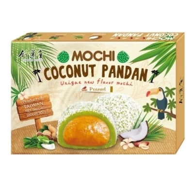 Mochi s pandanom, kokosom i kikirikijem 180g