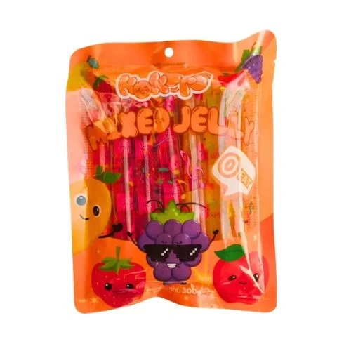 Kokoro Jelly Straws 300g – voćne žele slamke 4 okusa