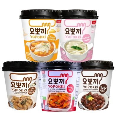 Instant Tteokbokki – Korean Rice Cakes in Spicy Sauce